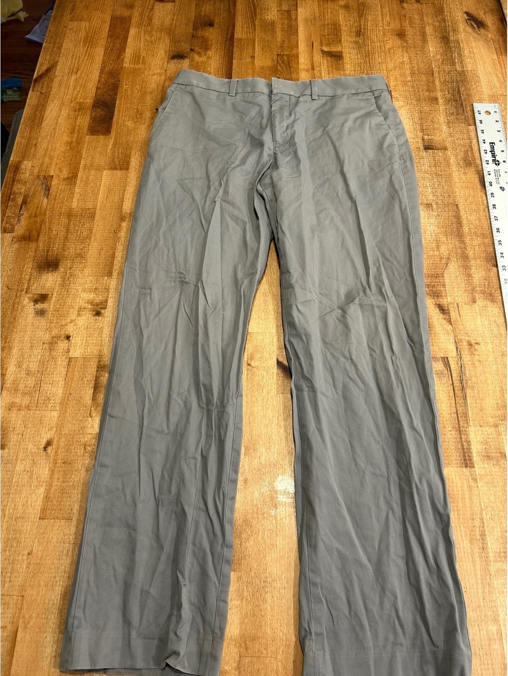 Express Producer Men's Gray Dress Pants 33x32 Cotton Blend